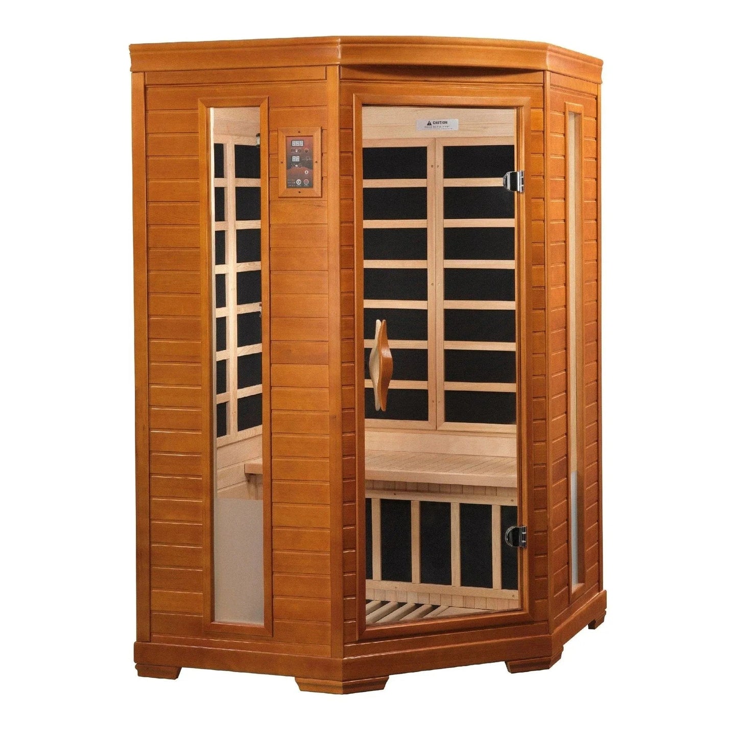 Retails- Dynamic "Heming" 2-person Corner Low EMF FAR Infrared Sauna - DYN-6225-02