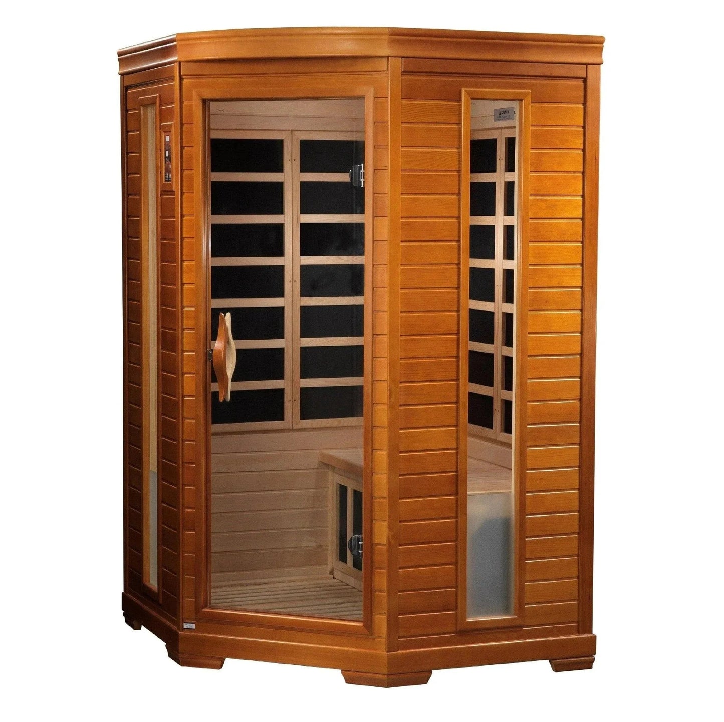 Retails- Dynamic "Heming" 2-person Corner Low EMF FAR Infrared Sauna - DYN-6225-02