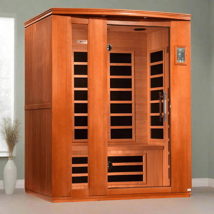 Retails- Dynamic "Lugano" 3-person Low EMF FAR Infrared Sauna DYN-6336-02