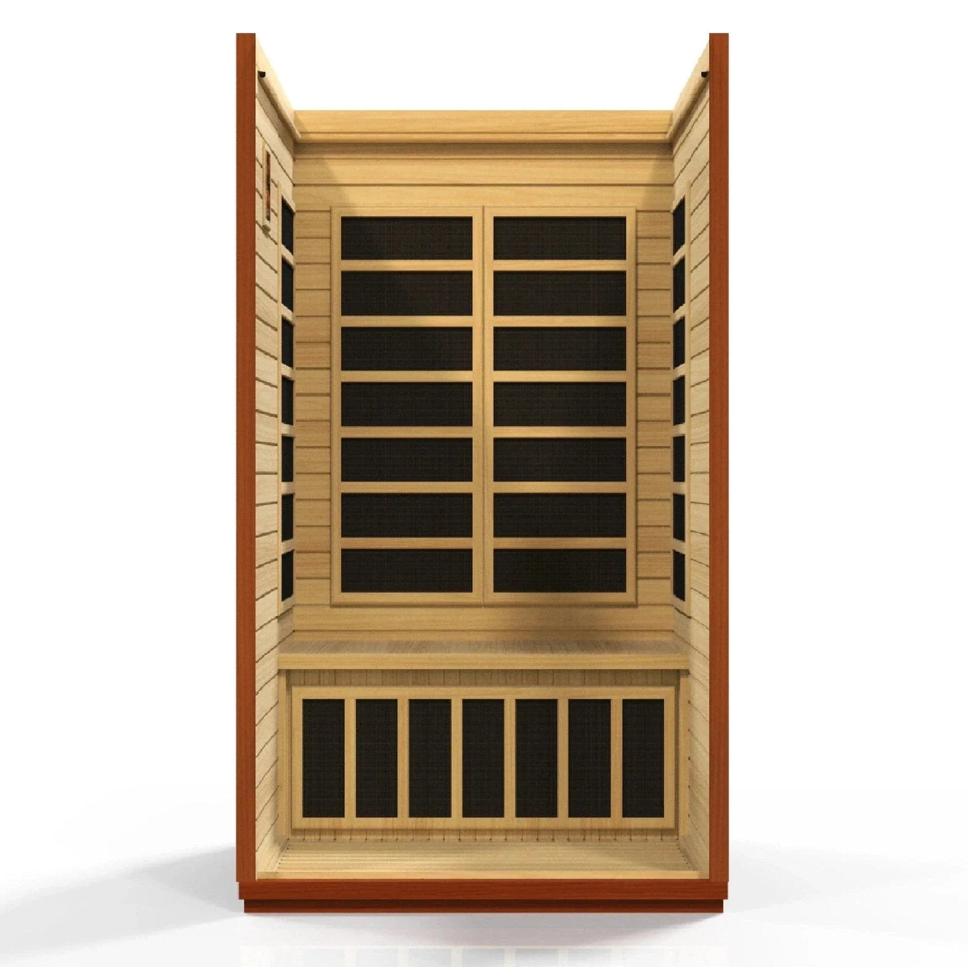 Retails- Dynamic "San Marino" 2-person Low EMF FAR Infrared Sauna DYN-6206-01