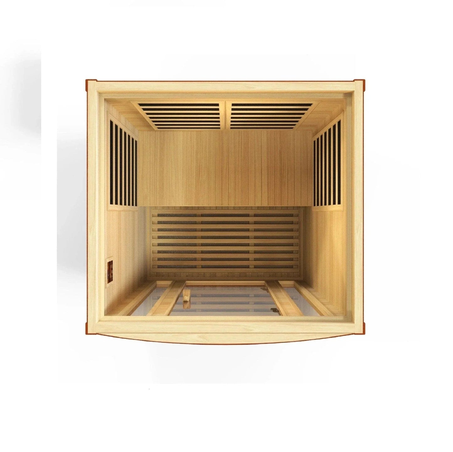 Retails- Dynamic "San Marino" 2-person Low EMF FAR Infrared Sauna DYN-6206-01