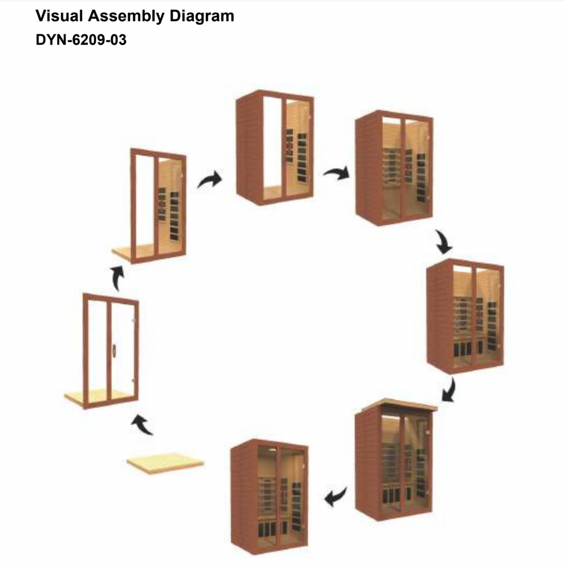 Retails- Dynamic "Santiago" 2-person Full Spectrum Near Zero EMF FAR Infrared Sauna DYN-6209-03 FS