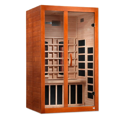 Retails- Dynamic "Santiago" 2-person Full Spectrum Near Zero EMF FAR Infrared Sauna DYN-6209-03 FS
