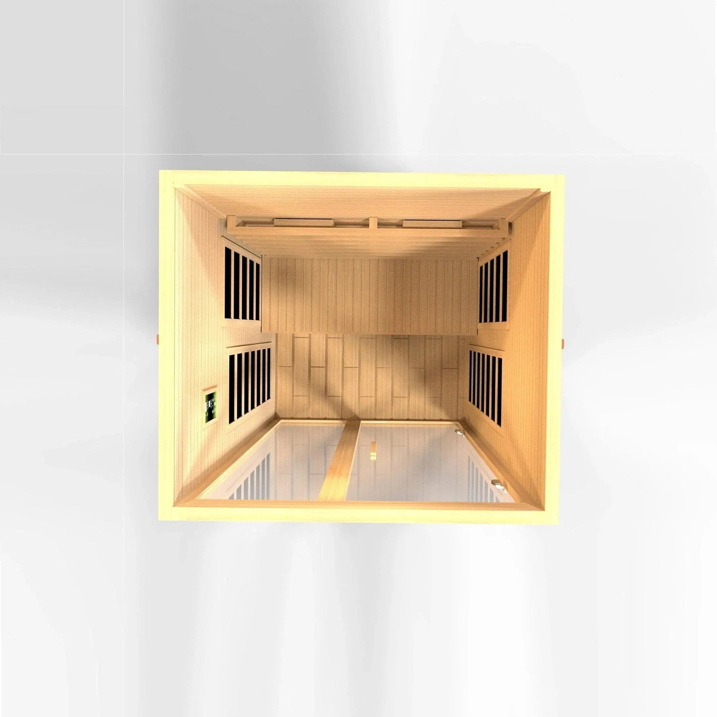 Retails- Dynamic "Santiago" 2-person Full Spectrum Near Zero EMF FAR Infrared Sauna DYN-6209-03 FS