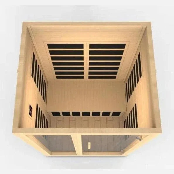 Retails- Dynamic "Santiago" 2-person Low EMF FAR Infrared Sauna DYN-6209-01