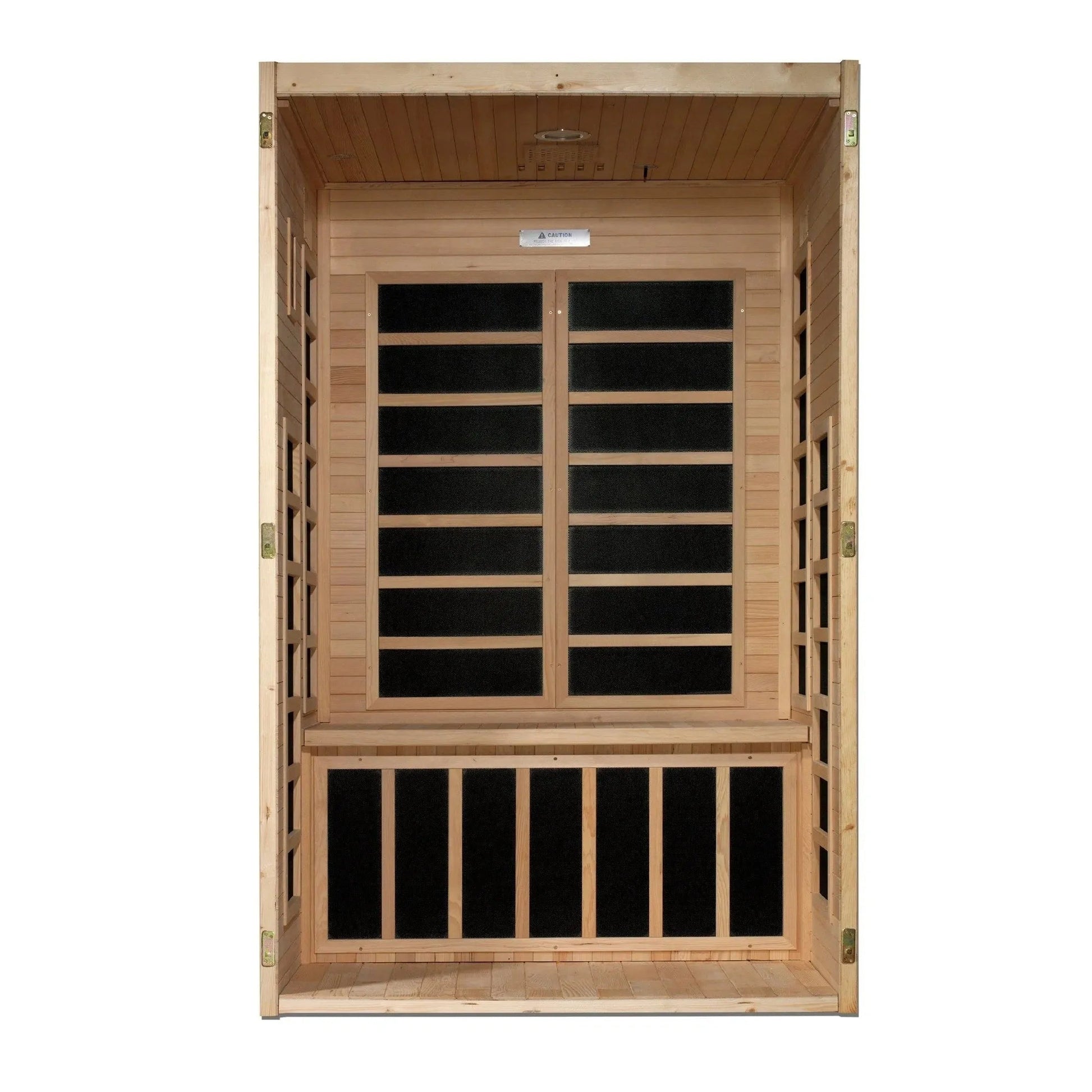 Retails- Dynamic "Santiago" 2-person Low EMF FAR Infrared Sauna DYN-6209-01