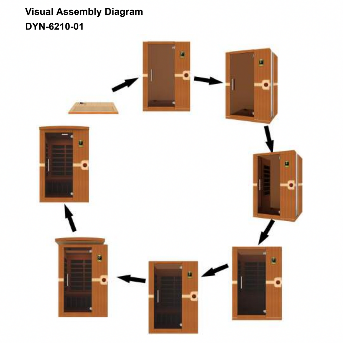 Retails- Dynamic "Venice" 2-person Low EMF FAR Infrared Sauna DYN-6210-01