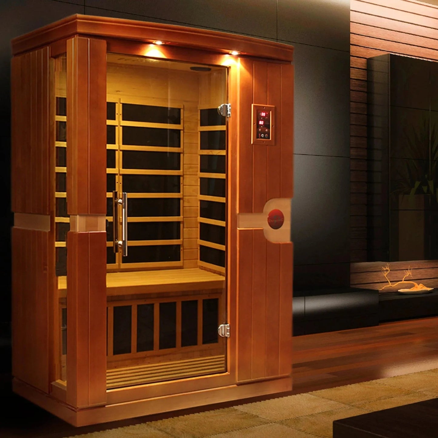 Retails- Dynamic "Venice" 2-person Low EMF FAR Infrared Sauna DYN-6210-01