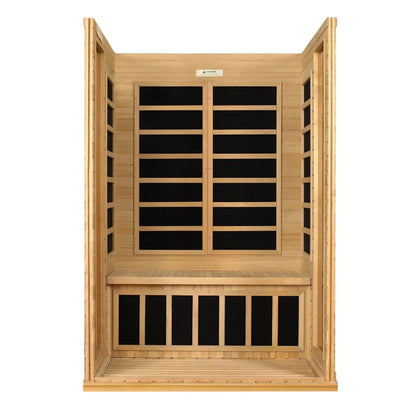 Retails- Dynamic "Versailles" 2-person Low EMF FAR Infrared Sauna DYN-6202-03