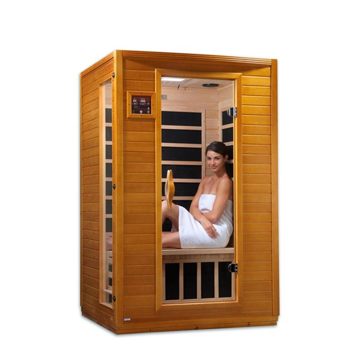 Retails- Dynamic "Versailles" 2-person Low EMF FAR Infrared Sauna DYN-6202-03