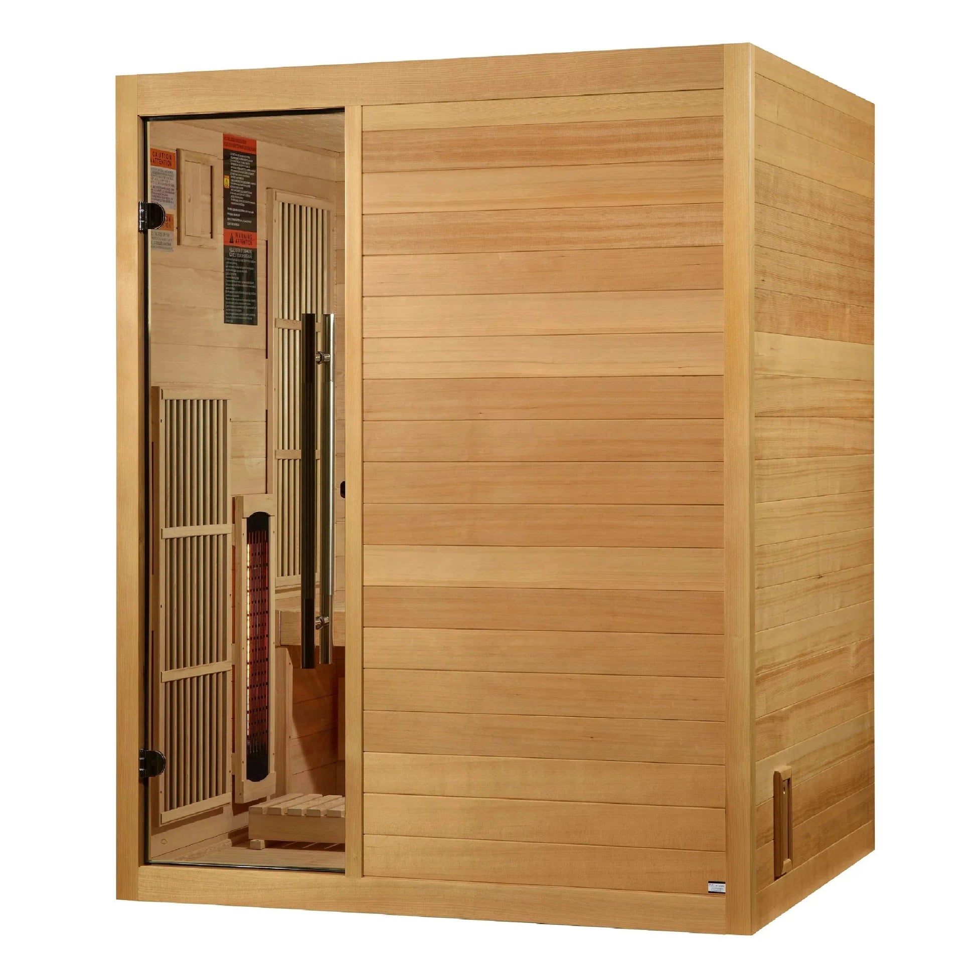 Retails- Golden Designs 2025 Soria GDI-8330-01 3 Person Hybrid Indoor Sauna.