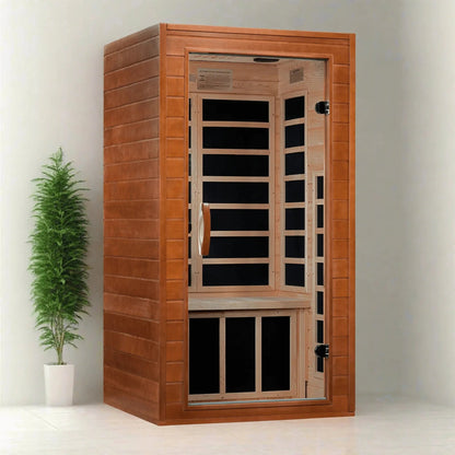 Retails- Dynamic Avila Elite 1-2-person Ultra Low EMF FAR Infrared Sauna - DYN-6103-01 Elite