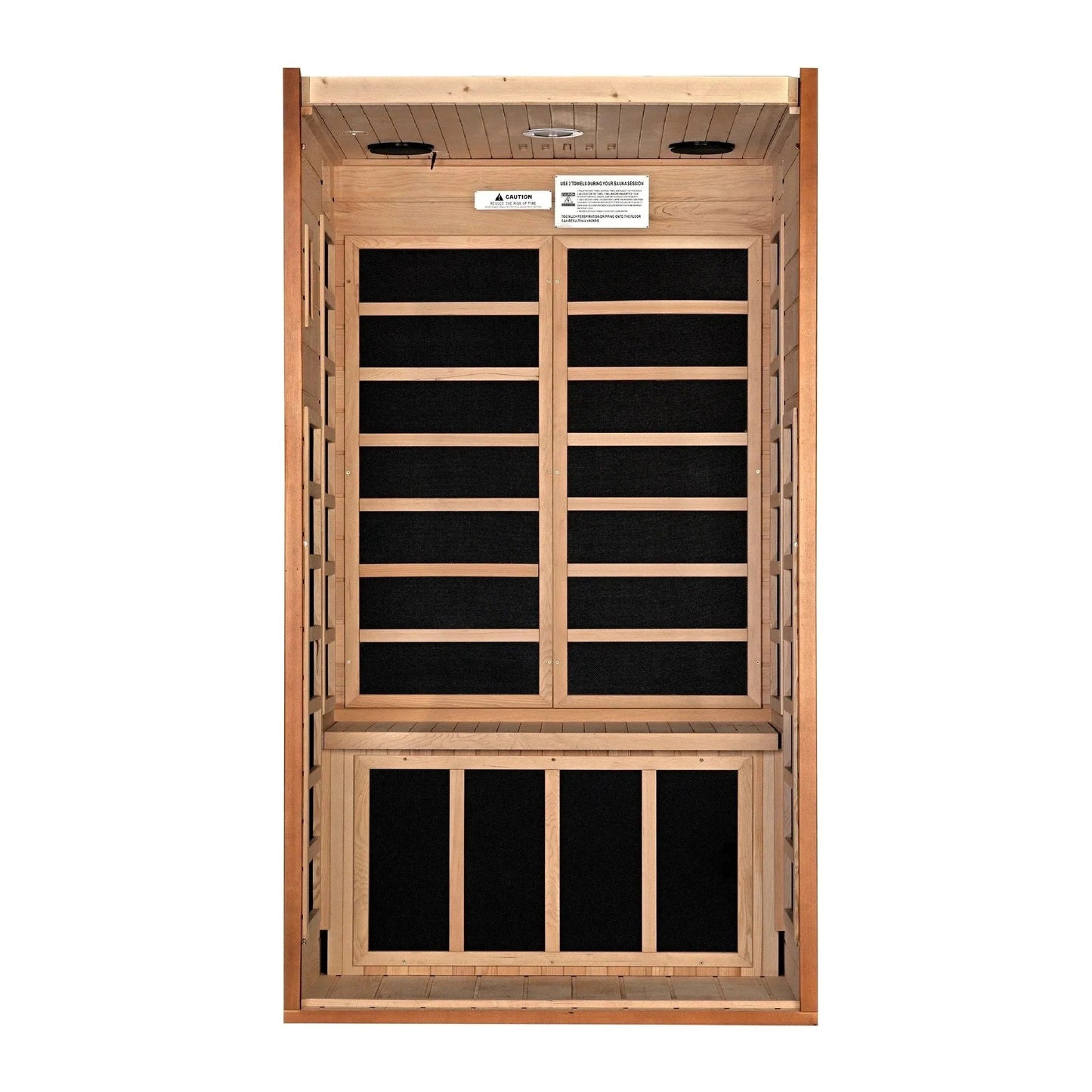 Retails- Dynamic Avila Elite 1-2-person Ultra Low EMF FAR Infrared Sauna - DYN-6103-01 Elite