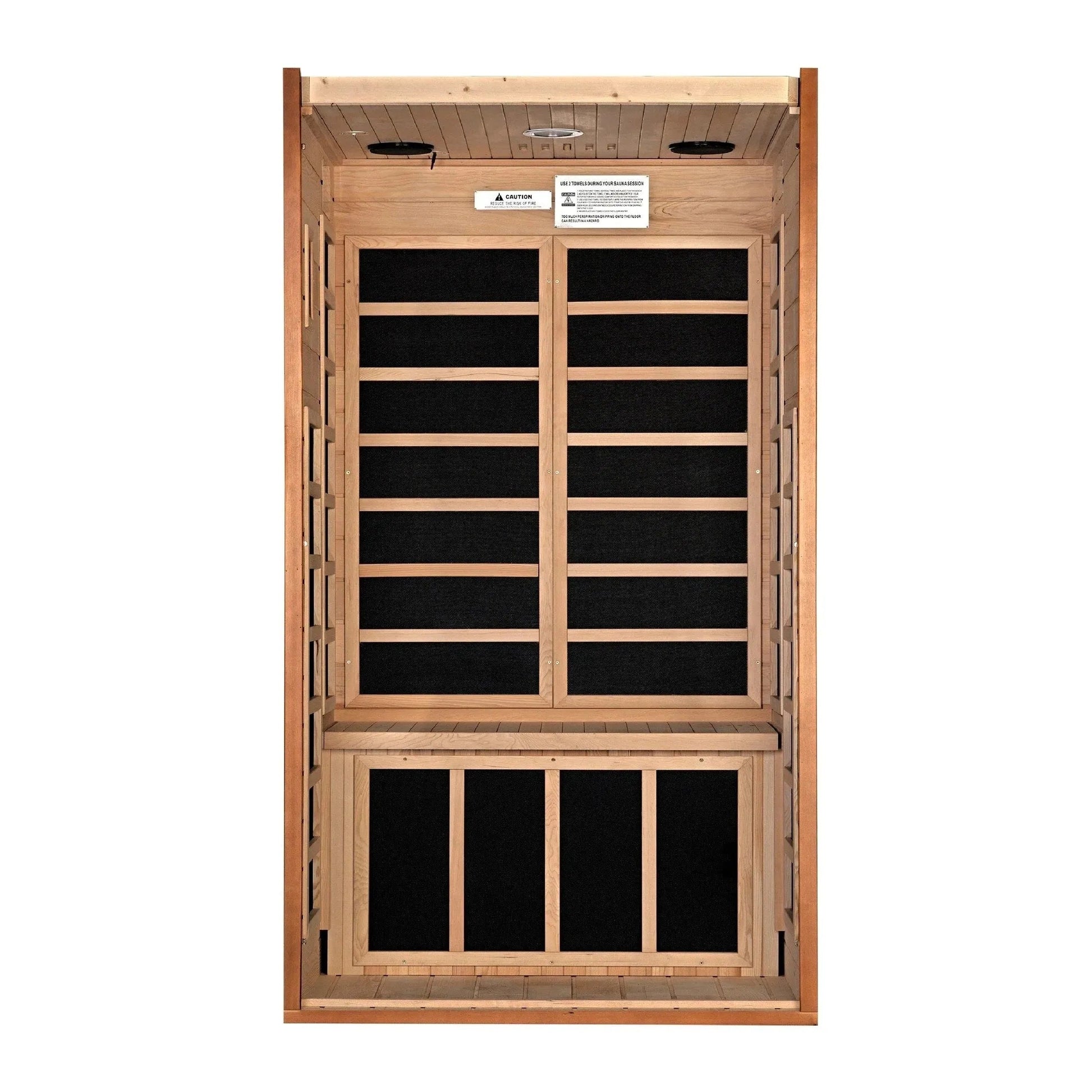 Retails- Dynamic Avila Elite 1-2-person Ultra Low EMF FAR Infrared Sauna - DYN-6103-01 Elite