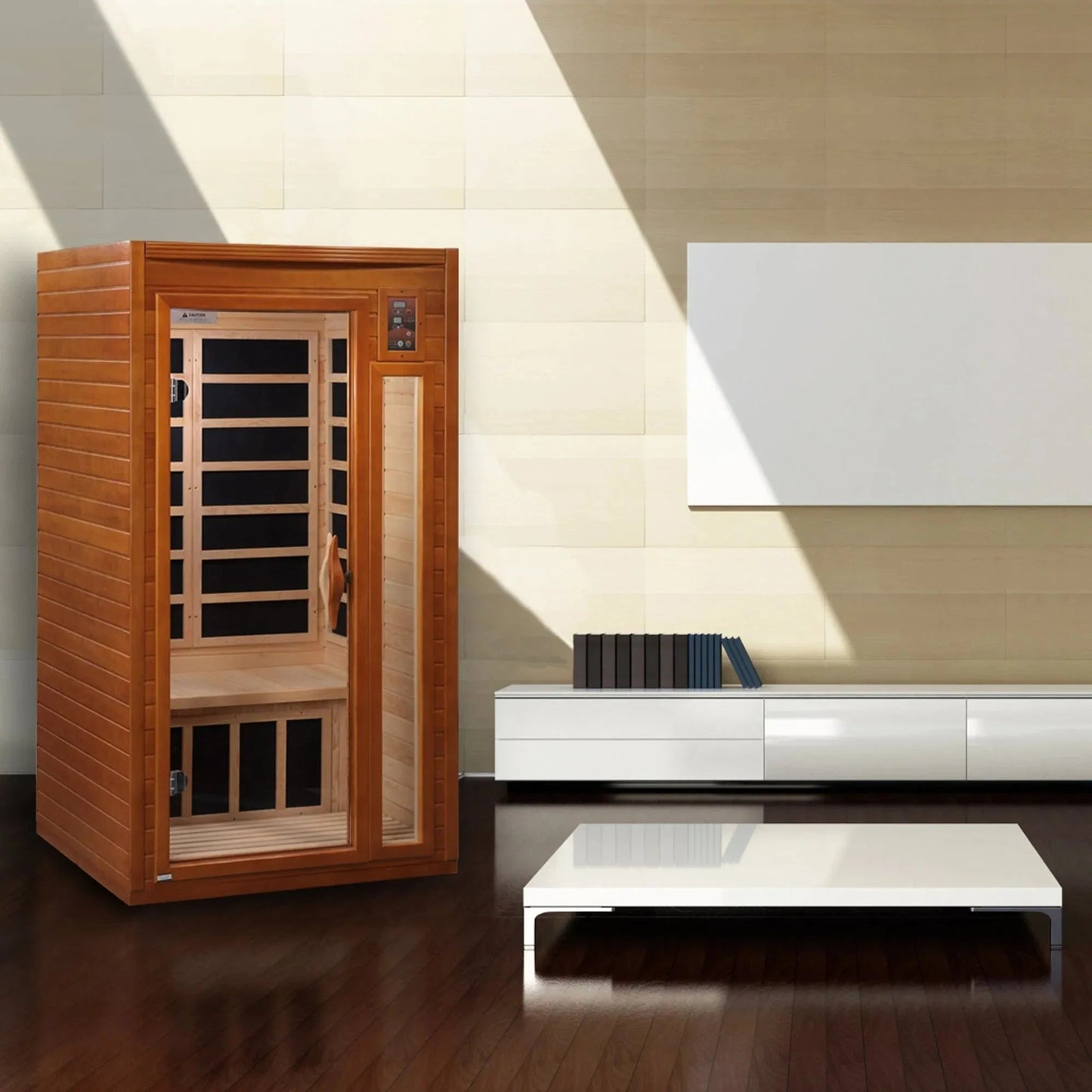 Retails- Dynamic Barcelona Elite 1-2-person Ultra Low EMF FAR Infrared Sauna - DYN-6106-01 Elite