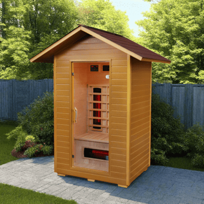 Retails- Sunray Burlington 2-Person Outdoor Infrared Sauna 200D