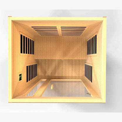 Retails- Dynamic Cordoba Elite 2-person Ultra Low EMF FAR Infrared Sauna - DYN-6203-01 Elite