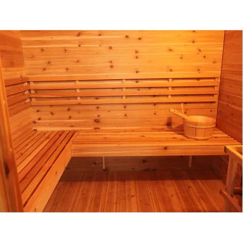 Retails- Sunray Denali 4-Person Contemporary Outdoor Sauna with 6kW Heater