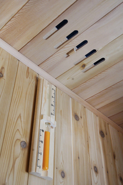 Retails- Sunray Hampton 3 Person Indoor Traditional Sauna w/ Double Bench