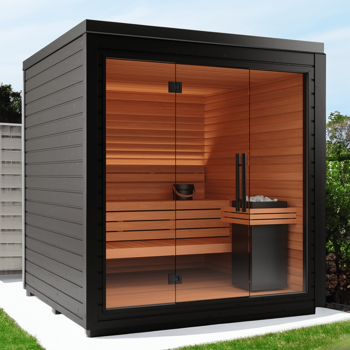 Retails- Auroom Mira L Outdoor Cabin Sauna Kit