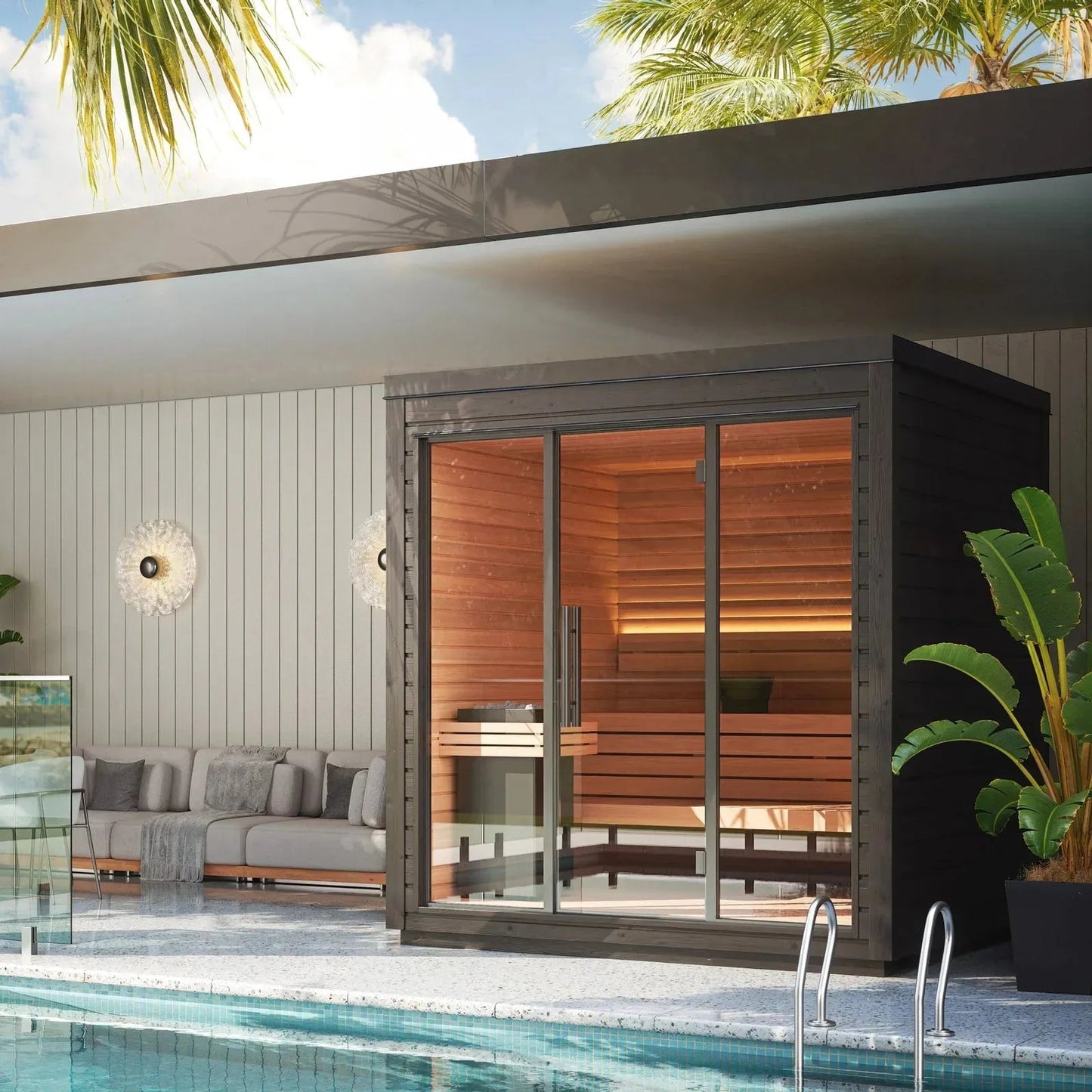 Retails- Auroom Mira L Outdoor Cabin Sauna Kit