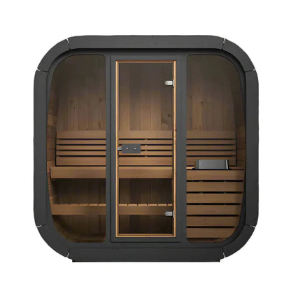 Retails- SaunaLife Model CL4G 3 Person Cube Series Outdoor Sauna Kit