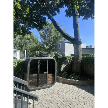 Retails- SaunaLife Model CL4G 3 Person Cube Series Outdoor Sauna Kit