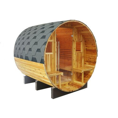 Retails- Sunray Oasis 2-4 Person Traditional Barrel Sauna 300SC