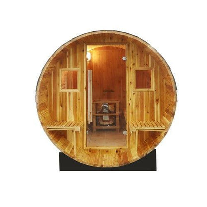 Retails- Sunray Oasis 2-4 Person Traditional Barrel Sauna 300SC