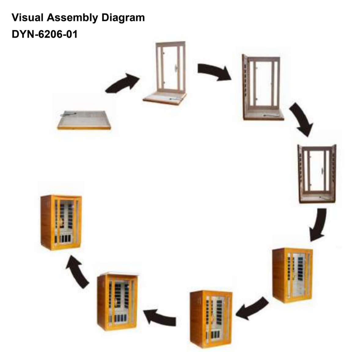 Retails- Dynamic San Marino Elite 2-person Ultra Low EMF FAR Infrared Sauna - DYN-6206-01 Elite