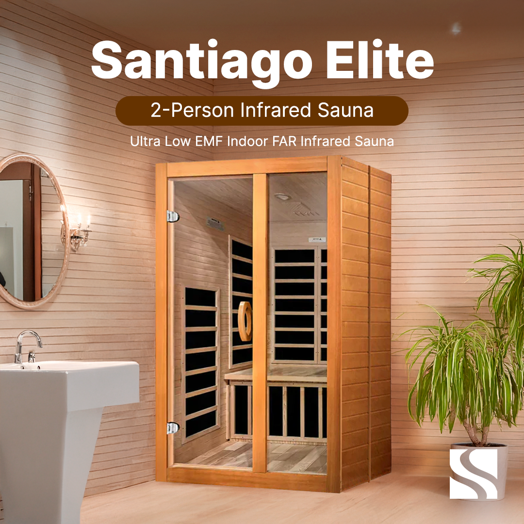 Retails- Dynamic Santiago Elite 2-person Ultra Low EMF FAR Infrared Sauna - DYN-6209-02 Elite