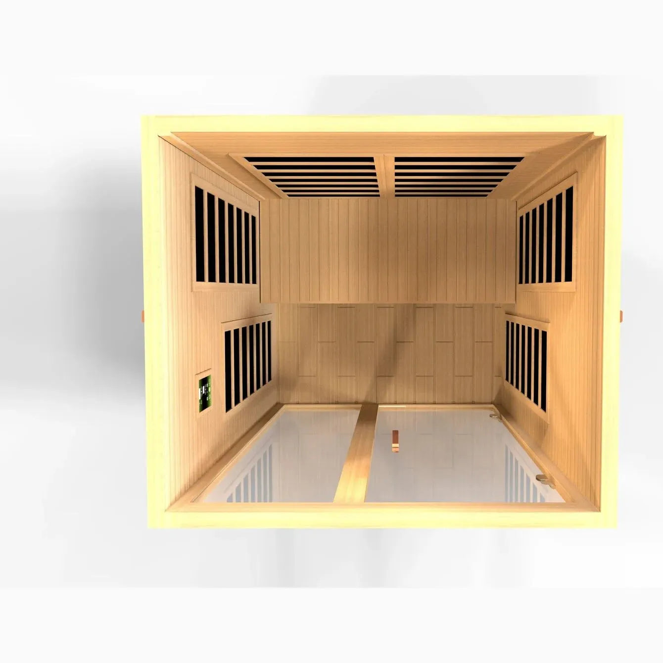 Retails- Dynamic Santiago Elite 2-person Ultra Low EMF FAR Infrared Sauna - DYN-6209-02 Elite