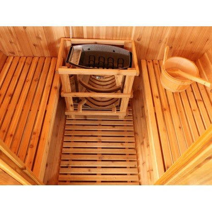 Retails- Sunray Solace 2-Person Traditional Barrel Sauna 200SH