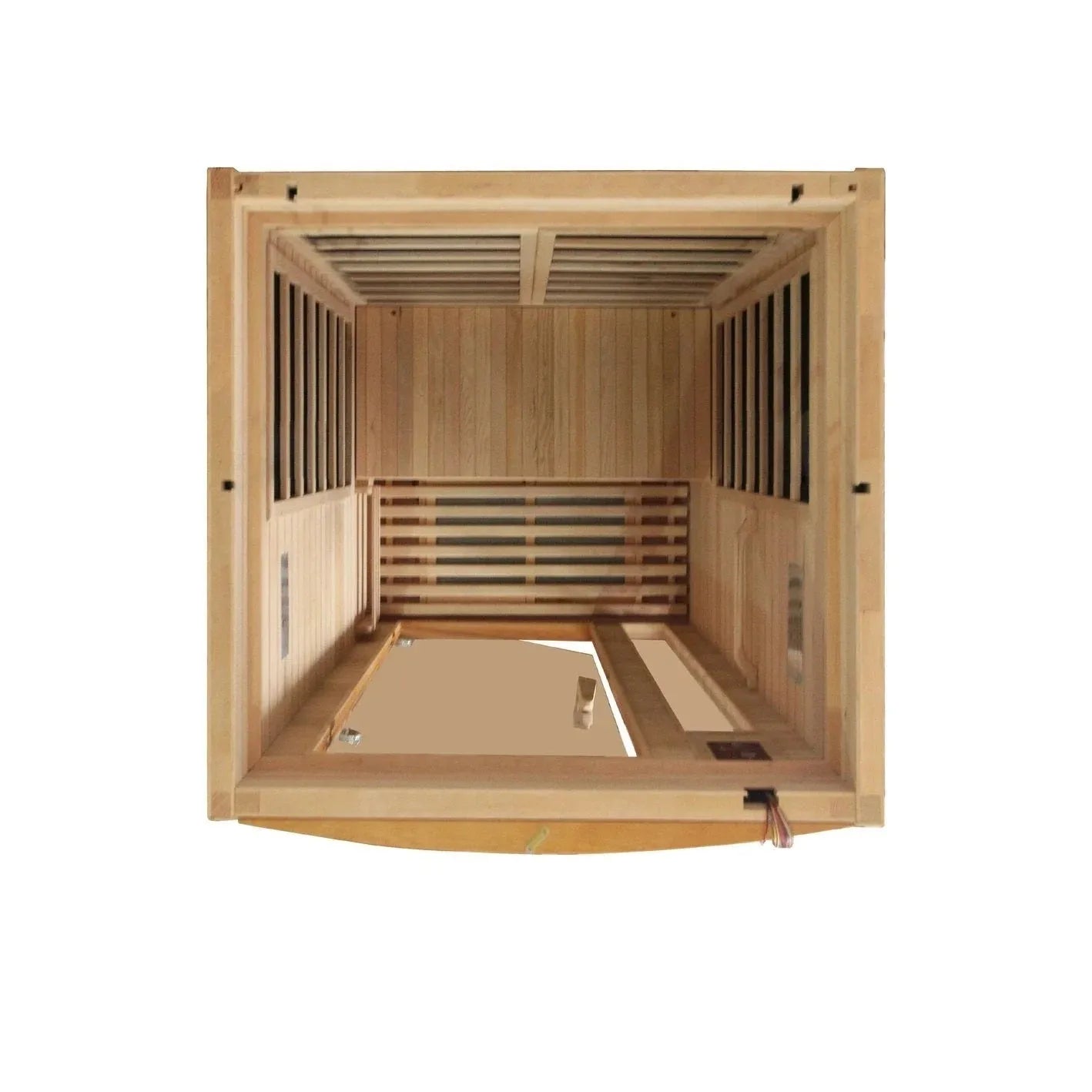 Retails- Dynamic "Barcelona" 1-2-person Low EMF FAR Infrared Sauna DYN-6106-01