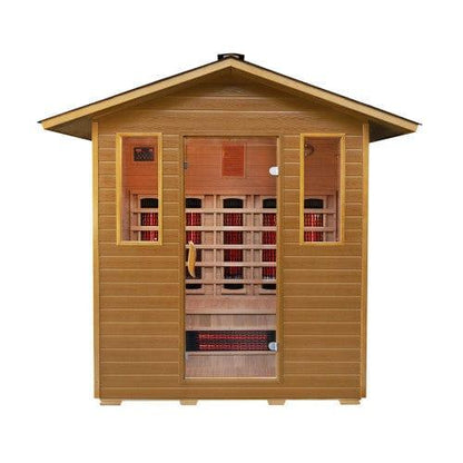 Retails- Sunray Cayenne 4-Person Outdoor Infrared Sauna 400D