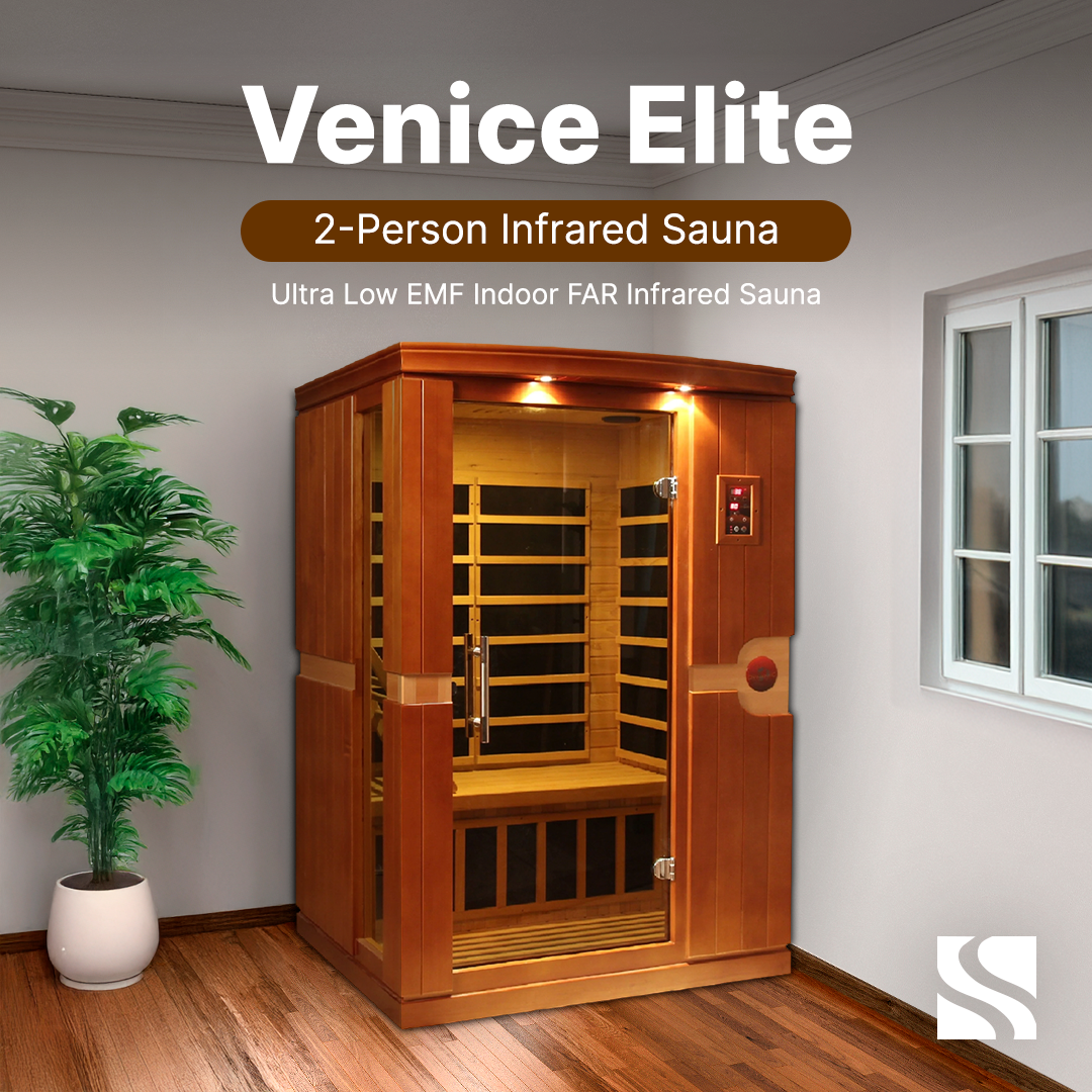 Retails- Dynamic Venice Elite 2-person Ultra Low EMF FAR Infrared Sauna - DYN-6210-01 Elite