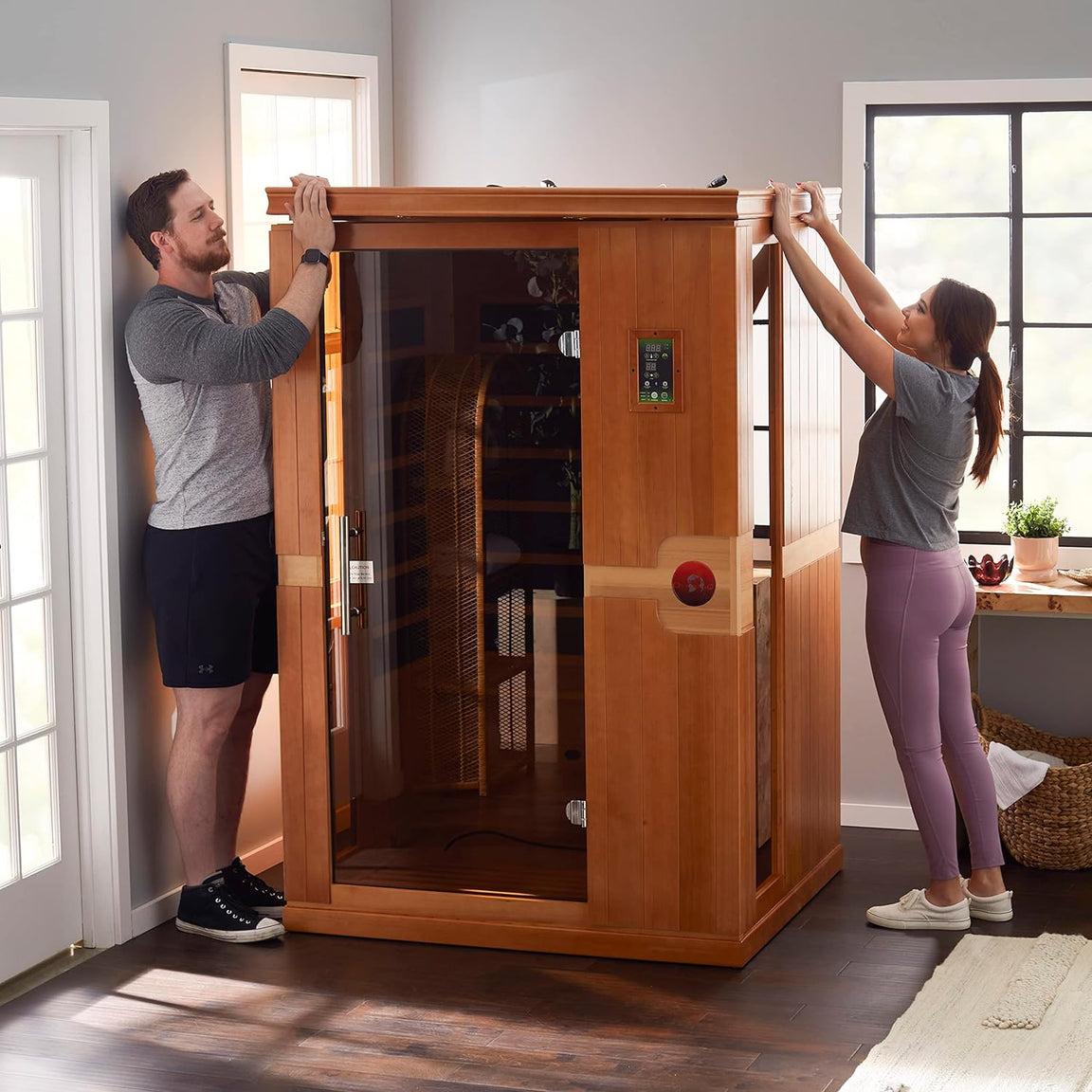 Retails- Dynamic Venice Elite 2-person Ultra Low EMF FAR Infrared Sauna - DYN-6210-01 Elite