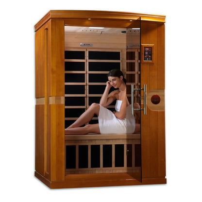 Retails- Dynamic Venice Elite 2-person Ultra Low EMF FAR Infrared Sauna - DYN-6210-01 Elite