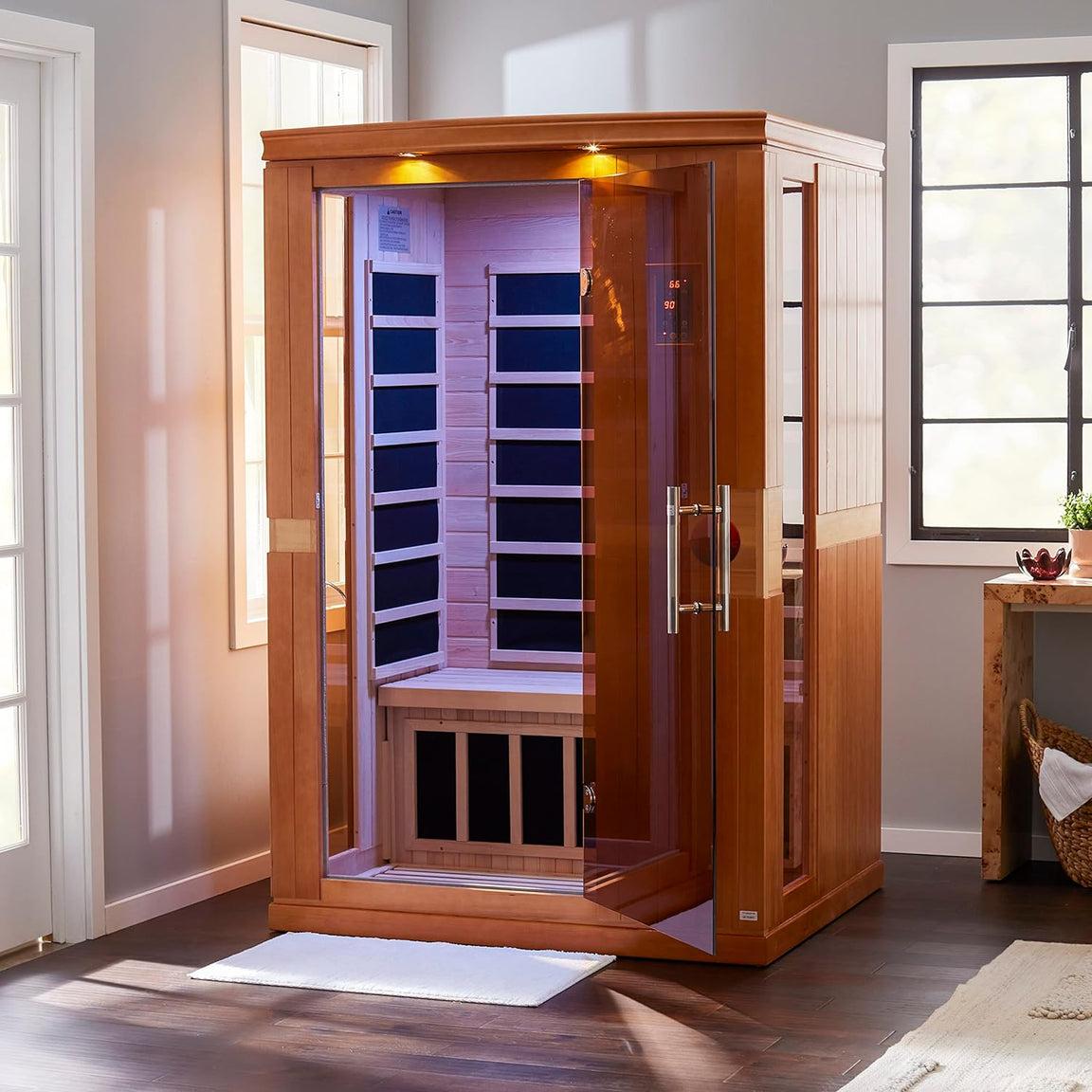 Retails- Dynamic Venice Elite 2-person Ultra Low EMF FAR Infrared Sauna - DYN-6210-01 Elite